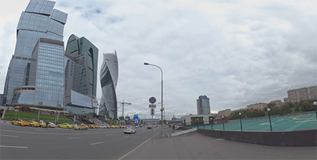 Travel in Moscow : Ride from Moskva City