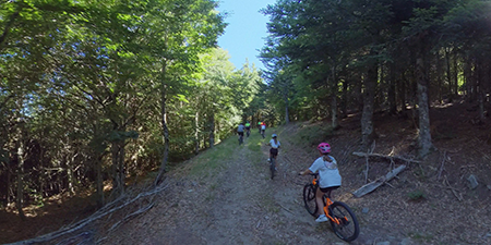 Mountain biking at Mont Aigual
