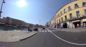 Crossing Sète city